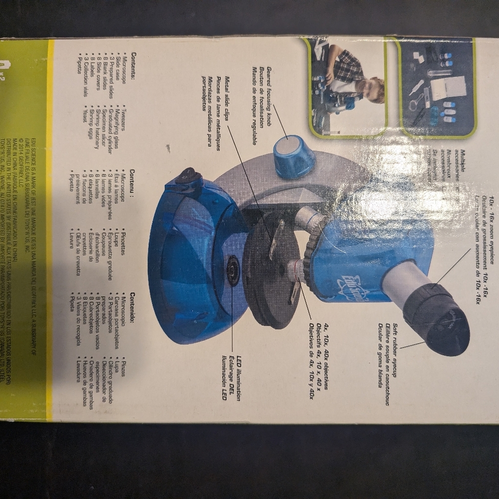 Edu Science Microscope Blue Student Microscope - Picture 5 of 8